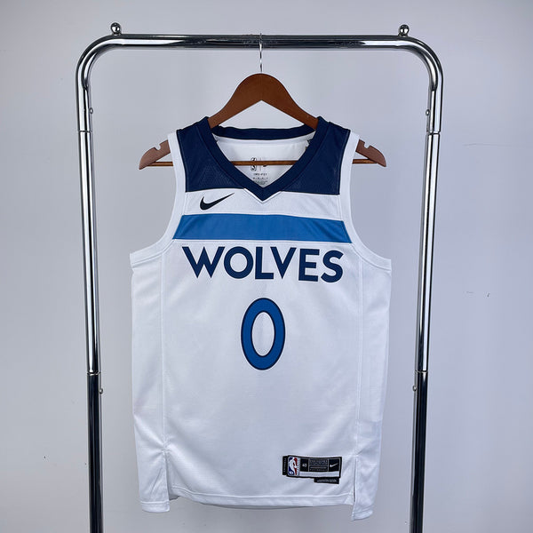 23 Season Timberwolves Home White 0  Russell