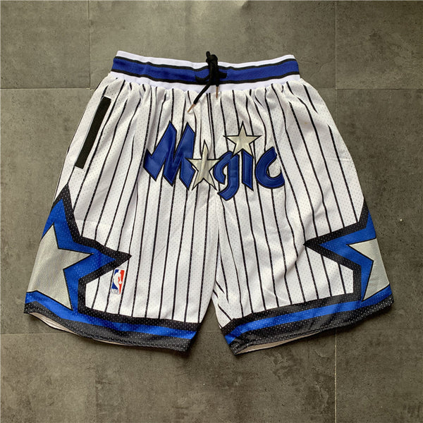 Magic JUST DON TROUSERS VERTICAL STRIP WHITE Shorts