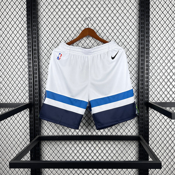 Timberwolves Home White Ball Pants