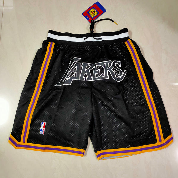 Lakers MVP Black Pocket Shorts
