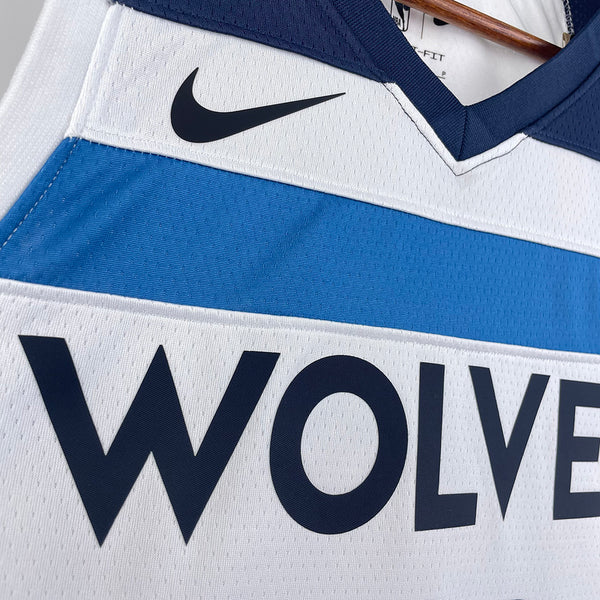 23 Season Timberwolves Home White 32  TOWNS