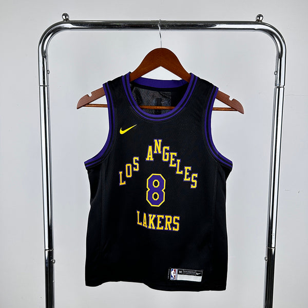 Kids 24 Season Lakers City Edition 8  Kobe