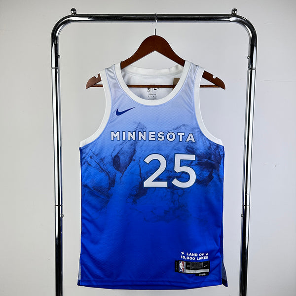 24 Season Timberwolves City Edition 25  Rose