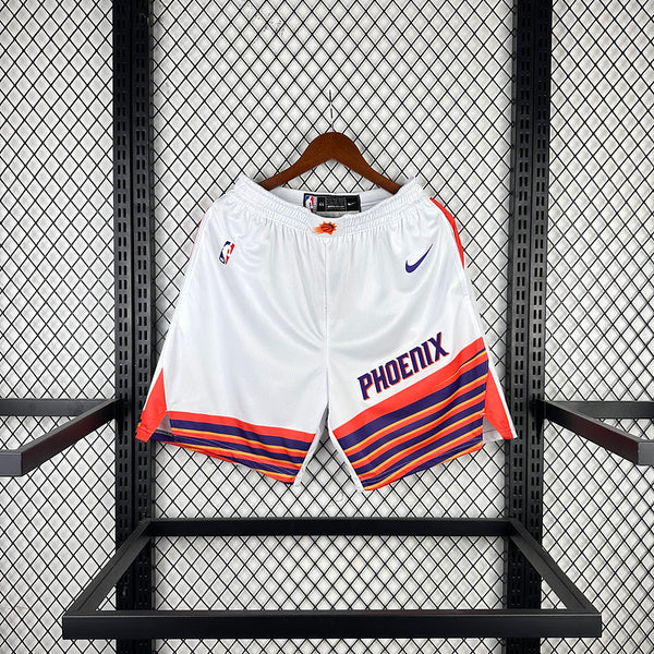 24 Season Suns Home White Shorts