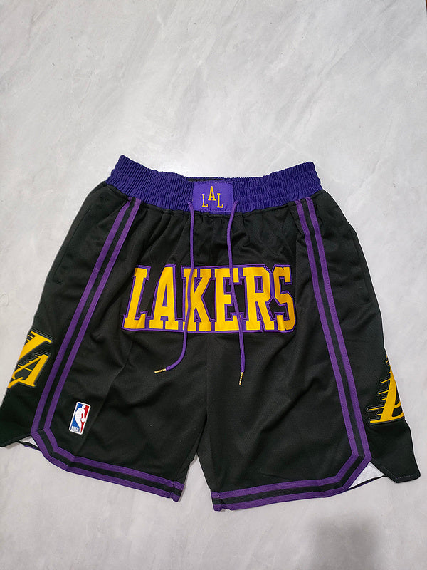 Lakers Black 24 Season City Edition Pocket Shorts