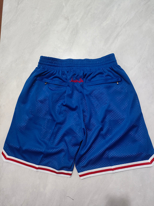 76ers Retro Blue Pocket Shorts