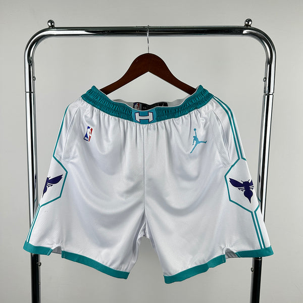 Hornets White Shorts S-XXL