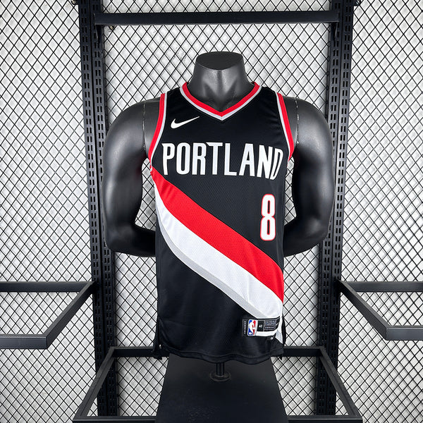 23 season Portland Blazers away black 8  AVDIJA