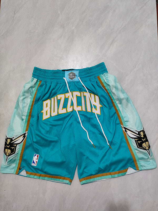 Hornets Green 24 City Edition Pocket Shorts S-XXL
