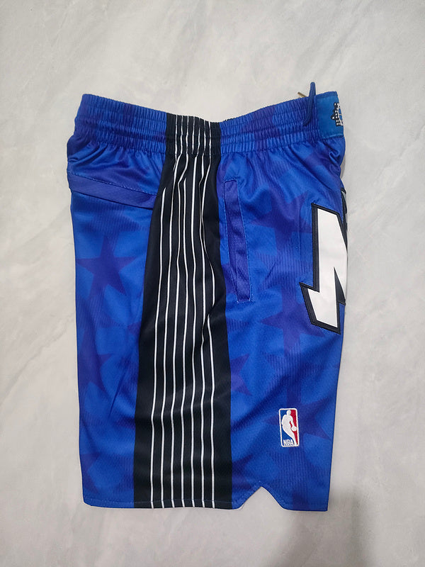 Dark Star Magic  Blue Pocket Shorts