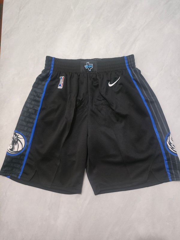Mavericks 24 Black City Shorts