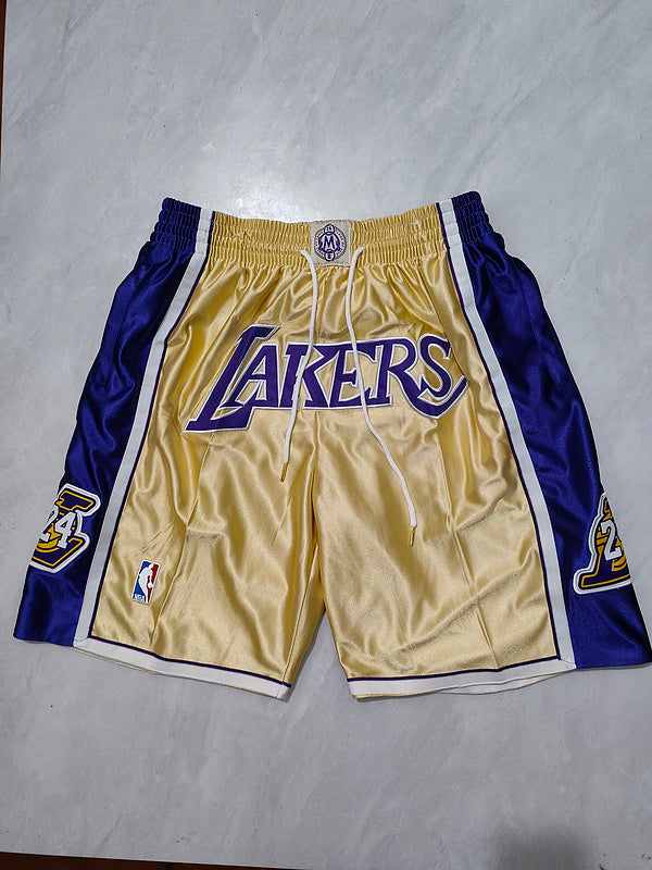 Lakers Kobe Golden Hall of Fame Pocket Shorts