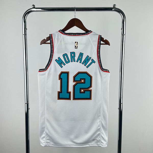 25 Season Grizzlies Retro 12  Morant   S-XXL