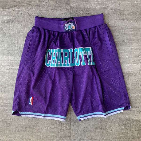 Hornets JUST DON Vintage Co branded Soccer Shorts
