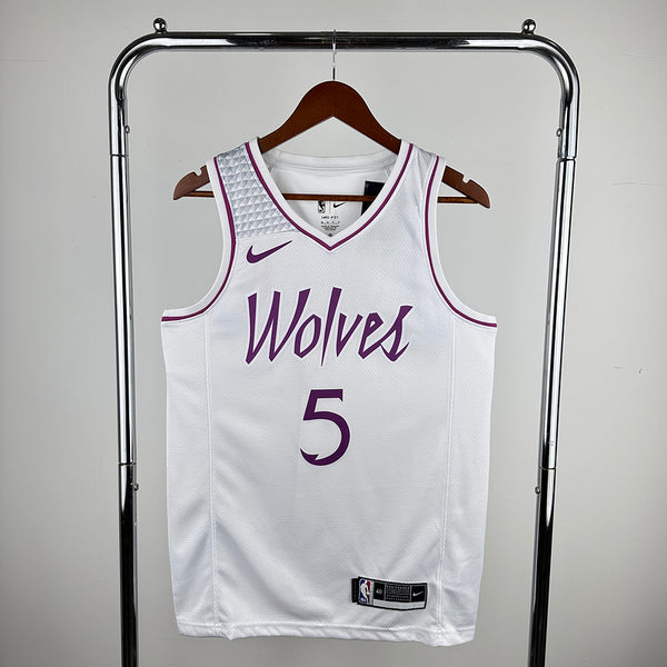 Timberwolves White No. 5  Edwards
